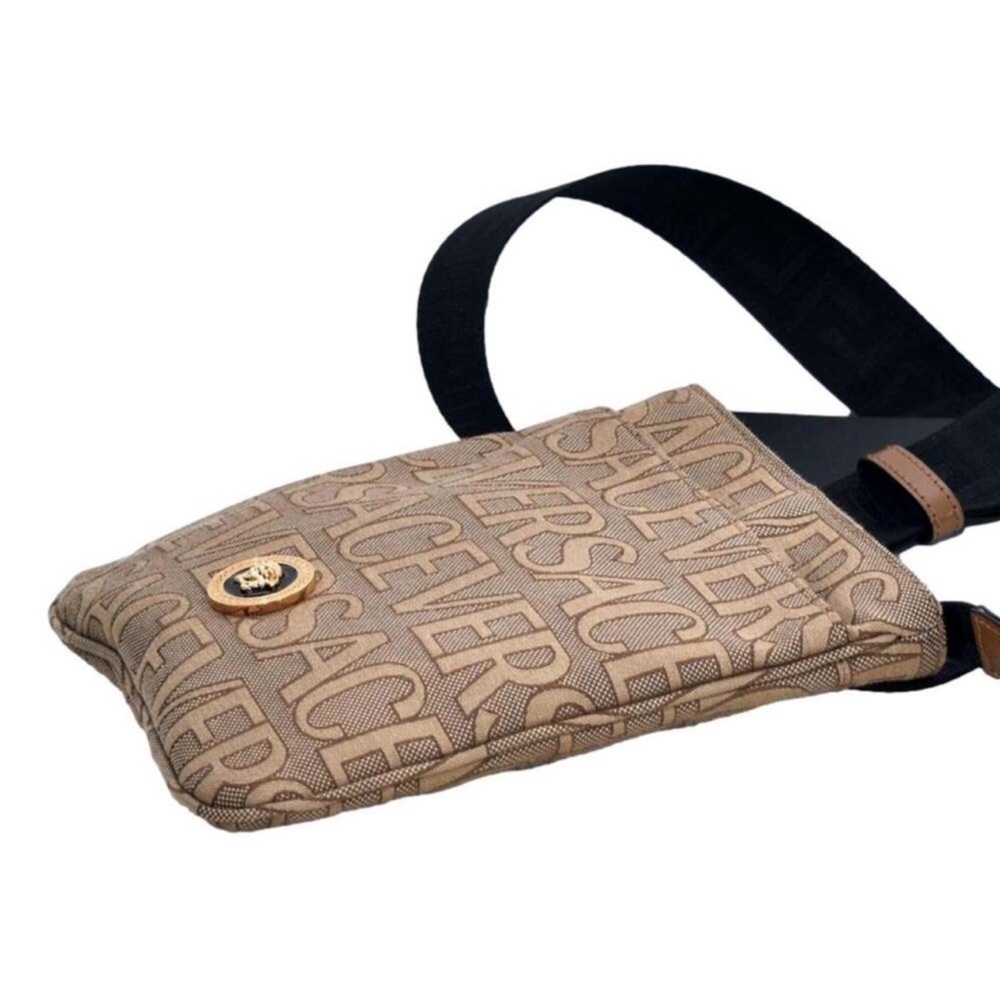 Versace La Medusa Tan Crossbody Bag NWT and Dust Bag Retails: $850 - Picture 2 of 8